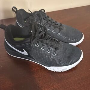 Nike Air Zoom Hyperace 2 Black White volleyball shoes